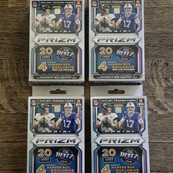 2021 Panini Prizm Football Hanger Box Red Ice Walmart NFL 20 Cards New Sealed