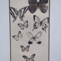Butterfly canvas wall decor