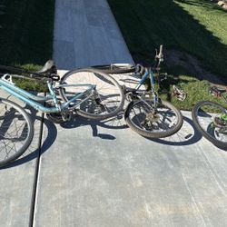 Three Bikes