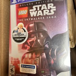 PS5 PS4 LEGO Star Wars: The Skywalker Saga Deluxe Edition + Rare Figure Video Game 100% Authentic