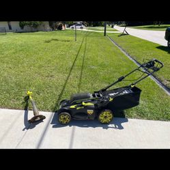 Mower and Weed Whacker