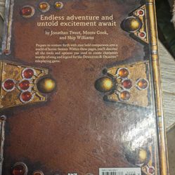 DUNGEONS AND DRAGONS PLAYERS HANDBOOK