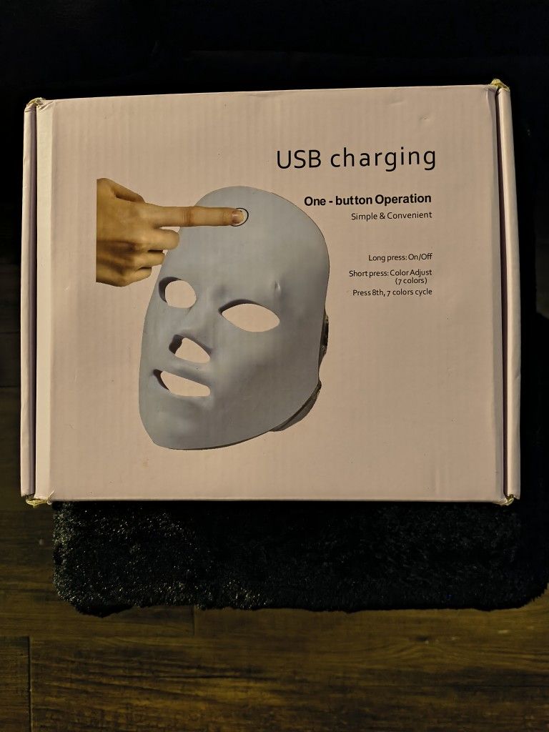 USB CHARGING LED MASK