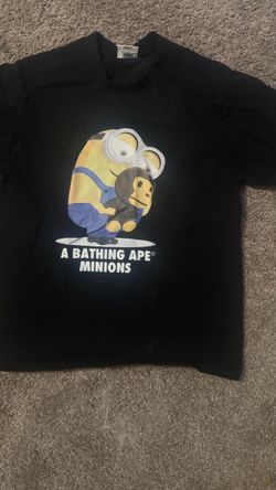 bape x minion tee