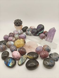 Mixed Crystal and Gemstone Collection Lot