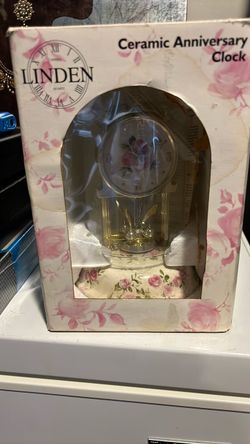 Linden Quartz Ceramic Anniversary Clock