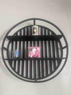 Black Circle Shelf 