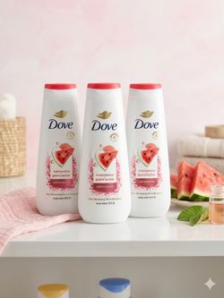 Dove Watermelon Guava Nectar Body Wash 3-Pack