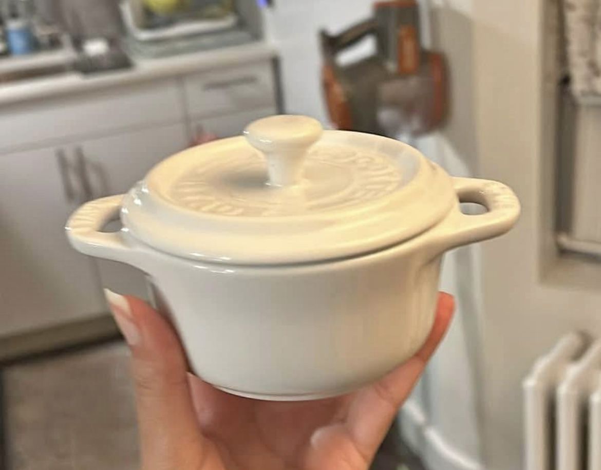 Staub Mini Ceramic Pot Like New