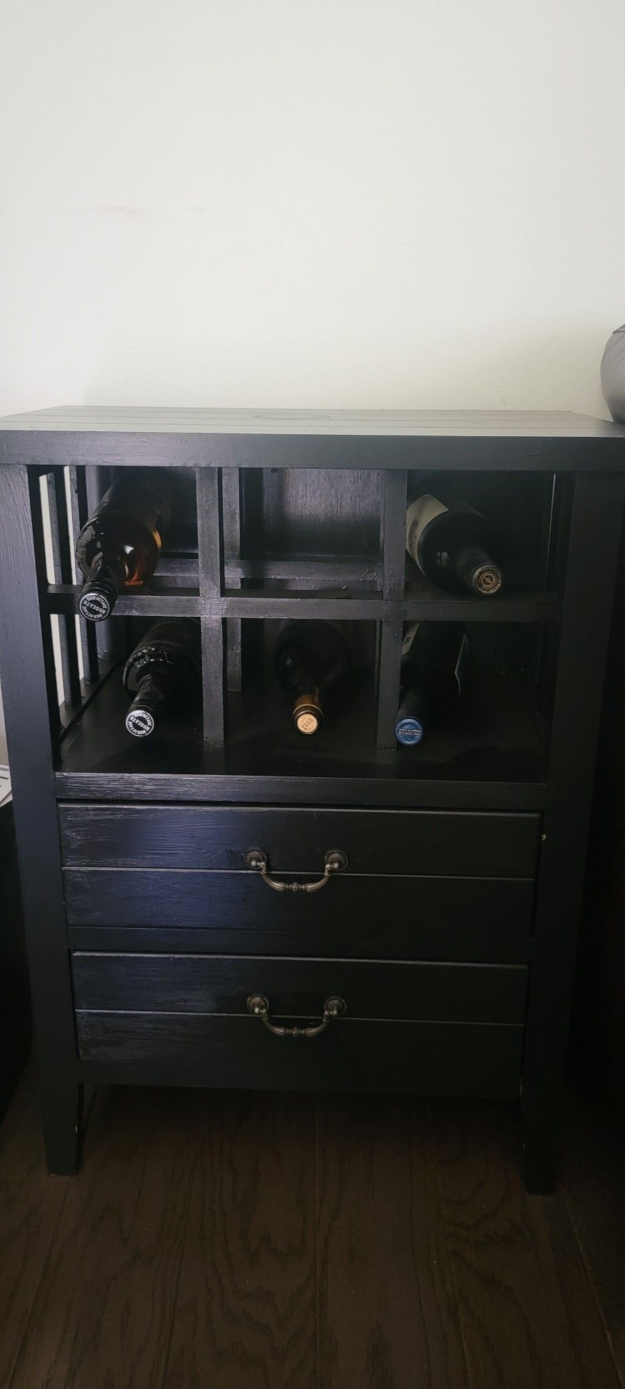 Wine RACK + 2 DRAWER