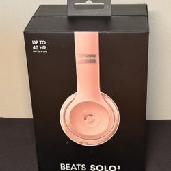 Beats Solo 3 Wireless Headphones Rose Gold