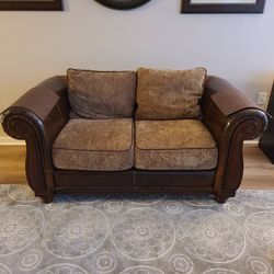 Leather Love Seat