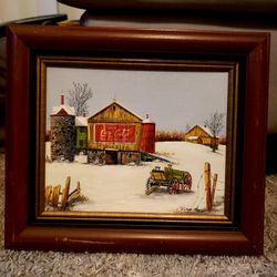 Coca-Cola Oil Painting