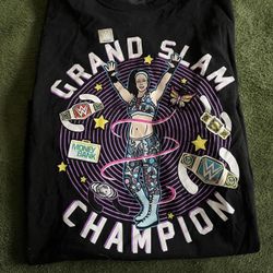 WWE Bayley Grand Slam Champion Mens T-Shirt XXL