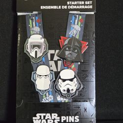 Disney Pins - Starwars Starter Pin Set