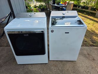 Maytag washer and dryer xl. Electric