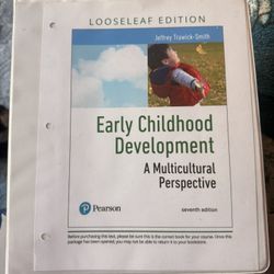 Early Childhood Development A Multicultural Perspective Book