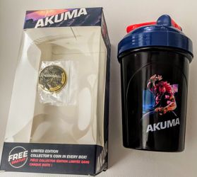 Limited Edition Collectors Coin Akuma Street Fighter V Shaker Cup Capcom