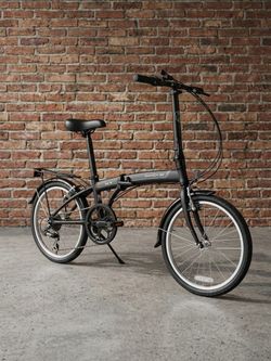 LIKE NEW DAHON SUV D6 20 INCH BLACK ALUMINUM GEARED FOLDING BIKE