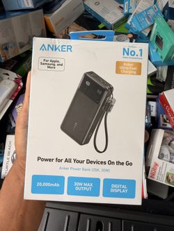Anker 20000mAh 30W Power Bank, Open Box, Brand New