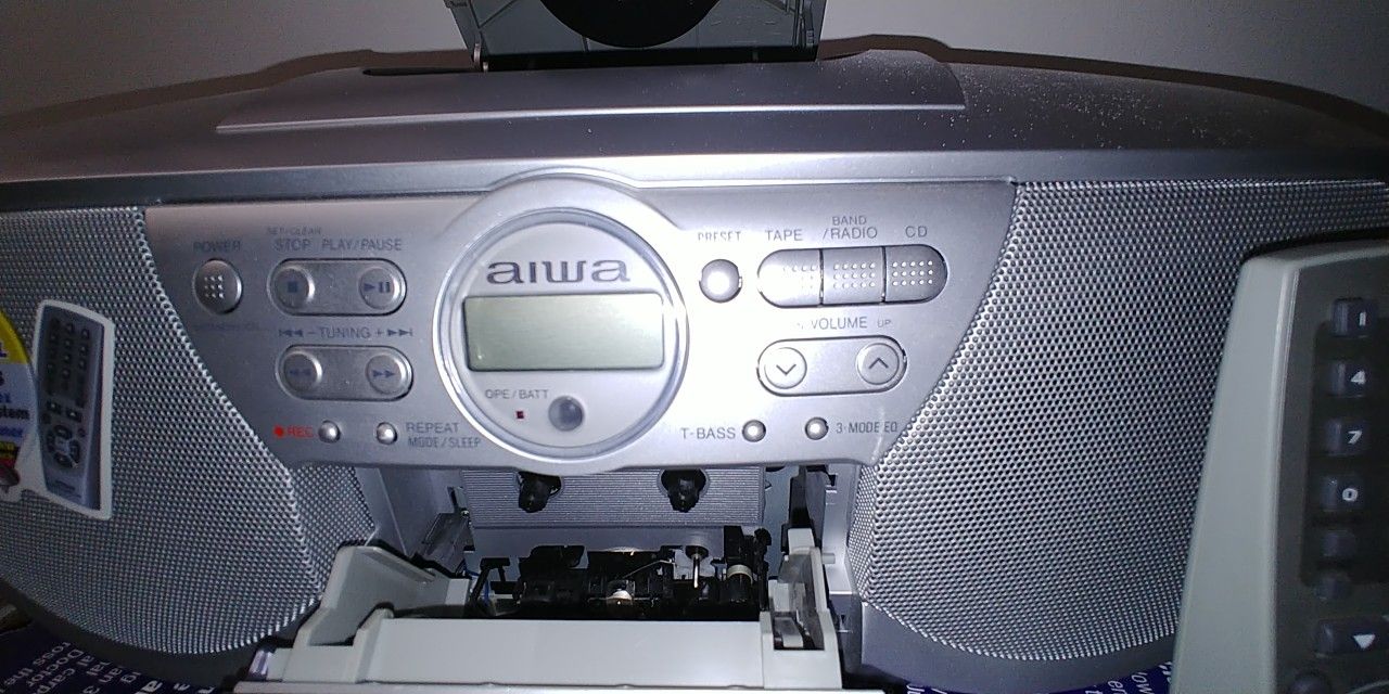 AM FM radio Plus CD and Cassette Player