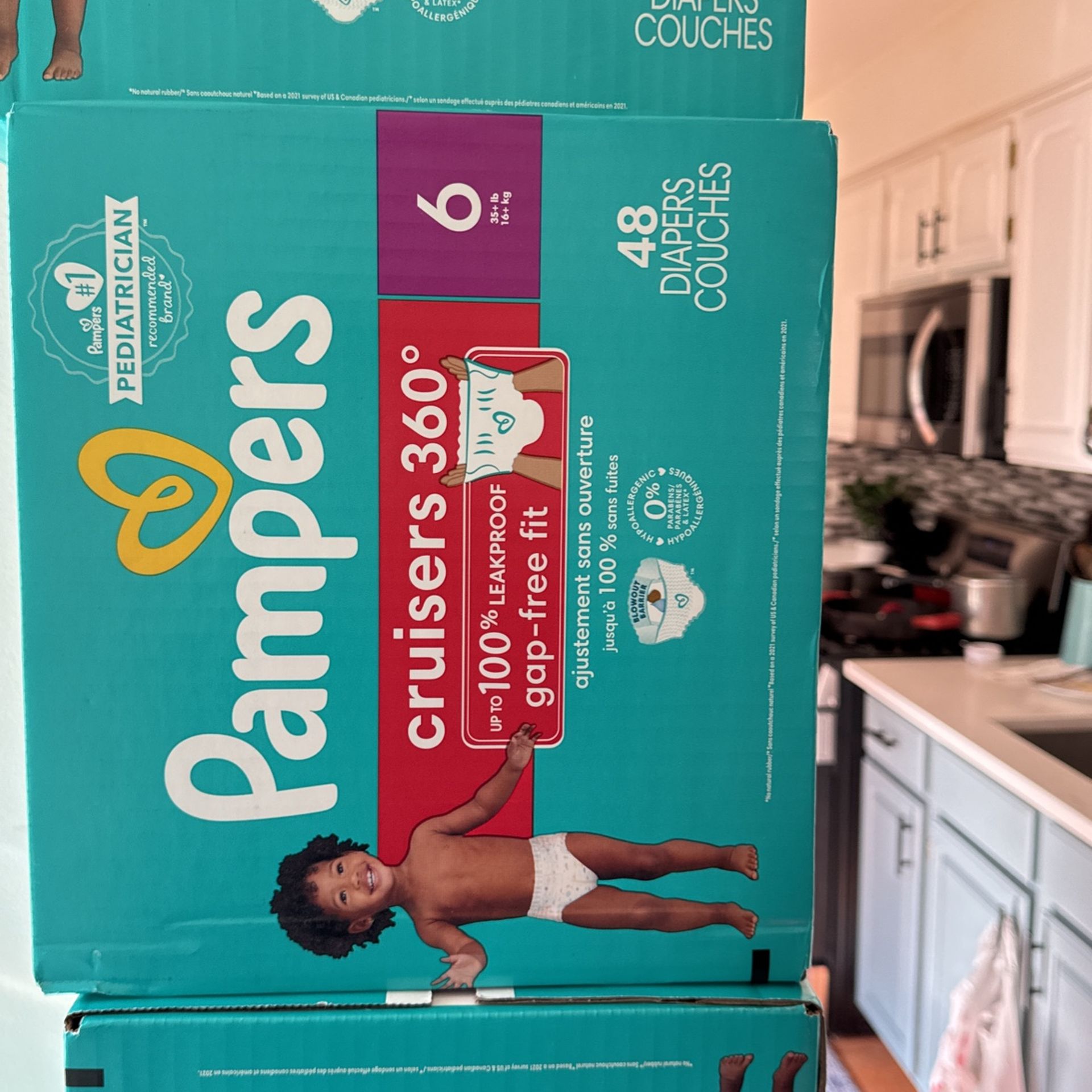 Pampers Size 6 - 6 Box For $120