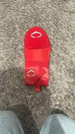 Red sliding mitt Baseball