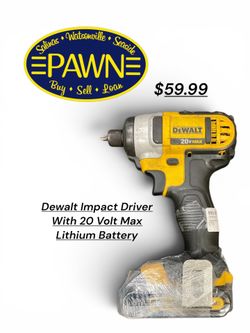 Impact Driver With Battery