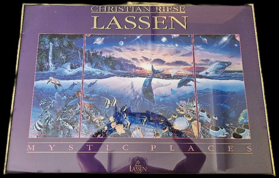 Vintage 1991 - Christian Riese Lassen - Mystic Places Framed Artwork