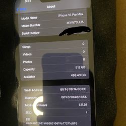 iPhone 16 Pro Max 512GB Unlocked