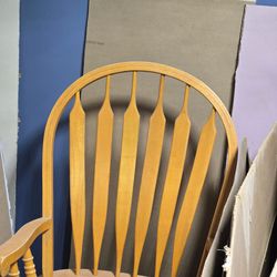Wooden chairs