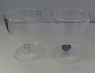 Heart Drinking Glasses For Couples