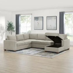 Thomasville Glenn Fabric Sectional 🏢 BRAND: Living Style (Premium Quality) COSTCO ITEM #: 1812498