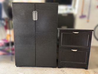 2-Door Storage Cabinet & 2-Drawer Lateral File Cabitet