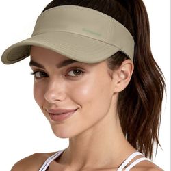 Sun Visor Hat for Women & Men Khaki