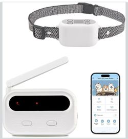 GPS Wireless Dog Fence System App Control No Wire Electric Pet Fence Collar Up to 984FT