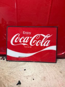 Vintage Coca Cola sign