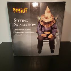 Spirit Sitting Scarecrow