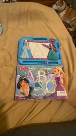 Princess learn to write ABC