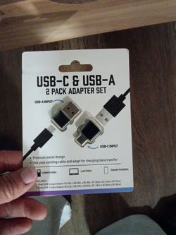 USB-C & USB-A 2 Pack Adapter Set