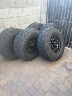 Matching AEV wheels and tires Four tires with matching spare