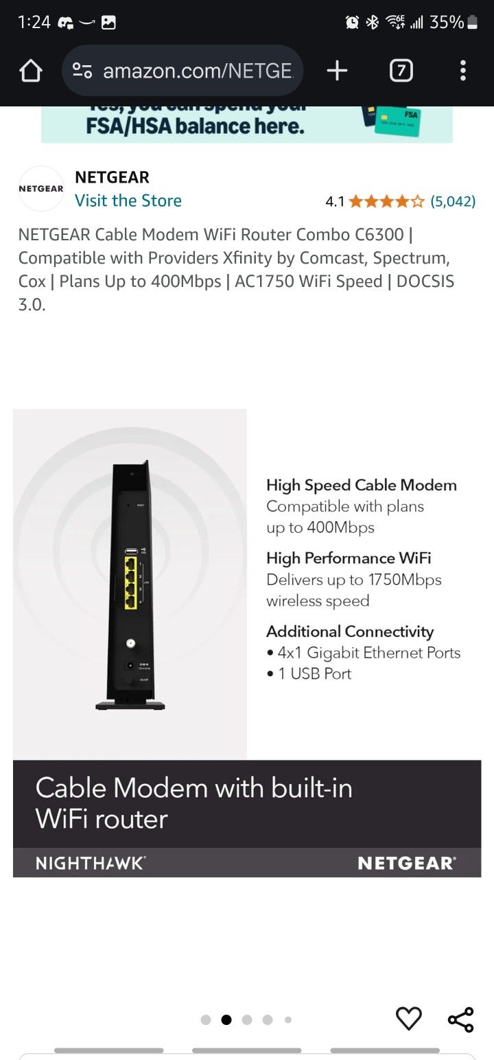 Netgear WIFI Router / Modem And Wifi Extender