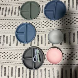 Silicone Baby Plates, Bowls & Utensils