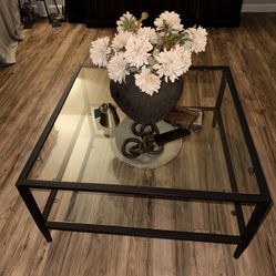 Black Glass Coffee Table