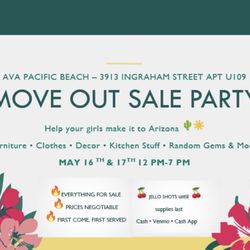 Move Out Yard Sale