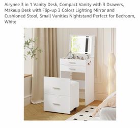 Compact vanity