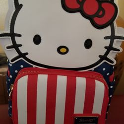 Laungefly Hello Kitty Patriotic Backpack 