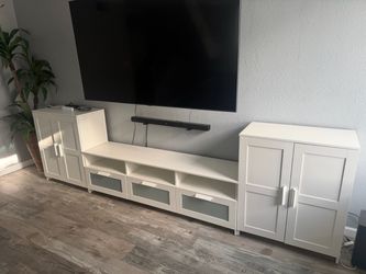IKEA Brimnes White TV stand/Entertainment Center