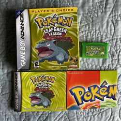 Pokemon Leaf Green CIB