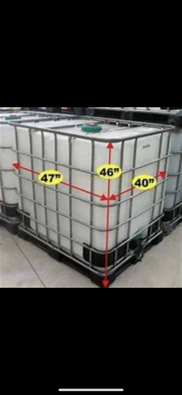 IBC Totes Drinking Water Quality 275 G